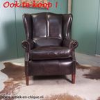 Stoere Leren Vintage Fauteuil thumbnail 13