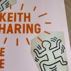Keith Haring (1958-1990), Grace House Mural, Exibition Poster, Printed In 2022 thumbnail 3