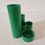 Vintage Groene Pennenbak Jaren 70 Bureau Ass. thumbnail 6