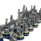 Franklin Mint - Chess Set - Battle Of Waterloo - Tin Pieces - Limited Edition Including Documenta thumbnail 4