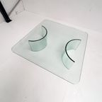 Moderne Italiaanse Glazen Salontafel, 1970'S thumbnail 13