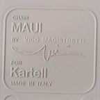 2X Kartell Maui Design Stoel By Vico Magistretti thumbnail 8