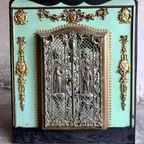 Bronze Messing Antique Fireplace Doors thumbnail 13