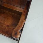 Antieke Lamsstoel / Schommelstoel – Ca. 1800, Eiken thumbnail 3