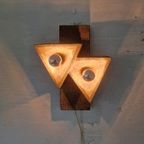 Brutalist Vintage Keramieken Wandlamp Design thumbnail 2