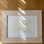 Framed Rare Henry Matisse Lithograph ' Figure Draped In A Bathrobe, 1929' thumbnail 7