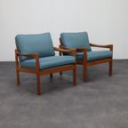 2x Fauteuil Illum Wikkelsö Niels Eilersen 1960s (setprijs) thumbnail 8