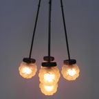 Art Deco Hanglamp Met 5 Bollen Aan 5 Stangen thumbnail 4