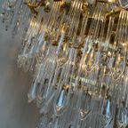 2 Beschikbaar! Vintage Kristallen Murano Geblazen Kroonluchters Hanglampen Art Deco Stijl ! thumbnail 2