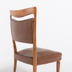 Mid-Century Italian Chairs / Eetkamerstoel / Stoel From Vittorio Dassi, 1950S thumbnail 7