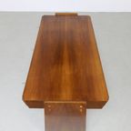 Vintage Bureau Walnoot, 1960S thumbnail 5