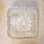60's Glazen Vintage Plaffoniere Plafond Lamp Hanglamp thumbnail 3
