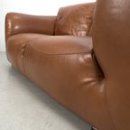 Gerard Vd Berg 2 Zits-Bank In Cognac Kleurig Leer thumbnail 7