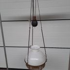 Antieke Hangende Olielamp Van Spoorwegvakbond Cgsp thumbnail 7