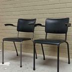 Set Van 2 Vintage Industriële Stoelen, Ahrend De Cirkel thumbnail 19