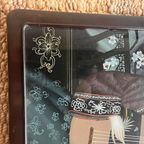 Chinees ‘Achterglas’ Egomise Schilderij Vintage thumbnail 12