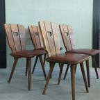 Brutalist Pubstoelen Jaren 50 (Diverse Soorten, Meerdere Beschikbaar) thumbnail 2