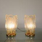Italian Murano Glass Petali Table Lamp, 1970S thumbnail 7
