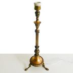 Barok Tafellamp Koper Vintage thumbnail 6