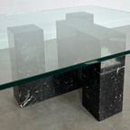 Vintage Modular Coffee Table Marble Glass Italy ‘70 thumbnail 4