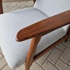 Vintage Fauteuil Teakhouten Deense Fauteuil Mid Century thumbnail 8