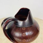 Vintage Wilhelm Kagel Vaas / Schenkkan. Vintage Keramiek. Jaren 50 Keramiek. Pitcher thumbnail 3