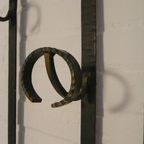 Grote Staande Art Deco Wandkapstok, Jaren 30 thumbnail 21