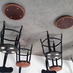 6x Chaise Nicolle Franse Industriële Metalen Design Stoelen thumbnail 13