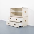 Pair Of Military Campaign Style Storage Units / Commode / Ladekast / Kast thumbnail 3