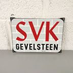 Emaille Bord Svk Gevelsteen 1961 thumbnail 2