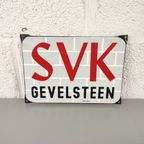 Emaille Bord Svk Gevelsteen 1961 thumbnail 2