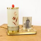Art-deco Tafellamp Met Fotolijst | Kerst thumbnail 2