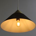 Vintage Metalen Hanglamp - Honsel Leuchten, Jaren, '70 Bruin, Goud | 01171 thumbnail 3