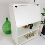 Vintage Eighties Secretaire Wit | Witte Kast Jaren 80 Bureau thumbnail 10