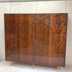 4 Deurs J`60 Gloss Kledingkast Hang/leg Vintage thumbnail 4