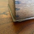 Postbakje Bureau Brievenbakje Eiken Art Deco 1930 Frans thumbnail 10