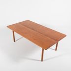 Danish Modern Solid Oak Coffee Table, 1960’S thumbnail 4