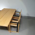Extremely Rare Finnish Dining Set By Simo Heikkilä / Pentik. 1980s thumbnail 9