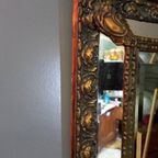 Antieke Koperen Kussenspiegel Uit Frankrijk thumbnail 4