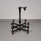 Chinoiserie Hanging Lamp / Chandelier. Need To Be Rewired Width 55 Height 65 Cm thumbnail 19