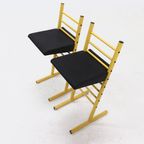 Set Of 2 Italian Height Adjustable Chairs Or Barstools 1980S thumbnail 10