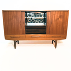 Restored Vintage Mid-century Danish Highboard thumbnail 2