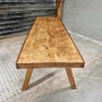 Oude Werktafel Eettafel Tuintafel 55 X 170 Cm thumbnail 12