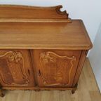 Grote Vintage Louis Xv Wandkast, Buffetkast, Dressoir, Ladekast thumbnail 15