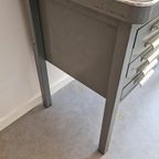 Vintage Metalen Bureau Gispen Stijl Vintage Bureautje thumbnail 8