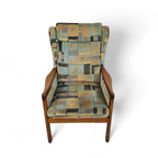 2 X Casala Wingback / Lounge / Armchair In Top Condition / 4 Small Cushions / 1960s thumbnail 14