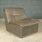 Mid-Century Modulaire Bank – Velours Pepitastof – Jaren 70 thumbnail 12