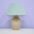Taupe Tafellamp Groene Lampenkap thumbnail 2
