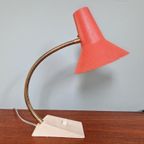 Vintage Gelede Metalen Bureaulamp, Jaren 60 thumbnail 3