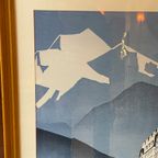 Combloux Mont Blanc, Vintage Ingelijste Poster/Prent thumbnail 6